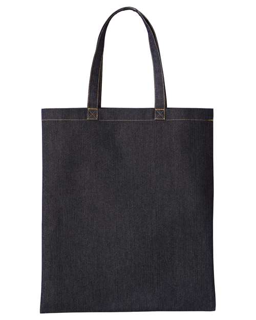 Artisan Collection by Reprime Denim Tote Bag - Artisan Collection by Reprime RP998 Artisan Collection by Reprime Indigo Denim One Size
