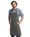 Artisan Collection by Reprime Calibre Heavy Canvas Apron with Pocket - Artisan Collection by Reprime RP137 Artisan Collection by Reprime Dark Grey One Size