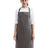 Artisan Collection by Reprime Organic Cotton Bib Apron - Artisan Collection by Reprime RP102 Artisan Collection by Reprime Dark Grey One Size