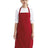 Artisan Collection by Reprime Organic Cotton Bib Apron - Artisan Collection by Reprime RP102 Artisan Collection by Reprime Red One Size