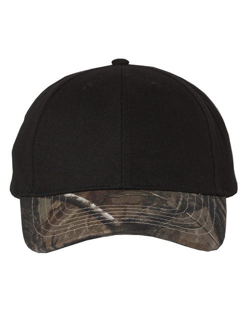 Kati Solid Crown with Camo Visor Cap - Kati LC25