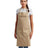 Artisan Collection by Reprime Barley Recycled Bib Apron with Pocket - Artisan Collection by Reprime RP121 Artisan Collection by Reprime Khaki/ Brown One Size