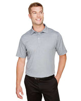 Joe's USA Men's CrownLux Performance® Address Mélange Polo