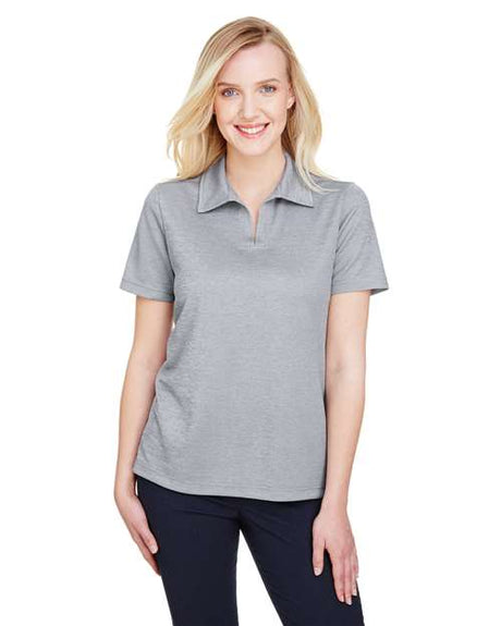 Joe's USA Women's CrownLux Performance® Address Melange Polo