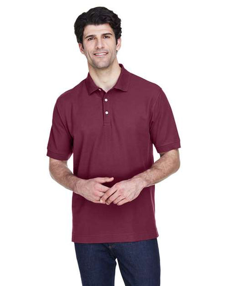 Joe's USA Men's Pima Piqué Polo