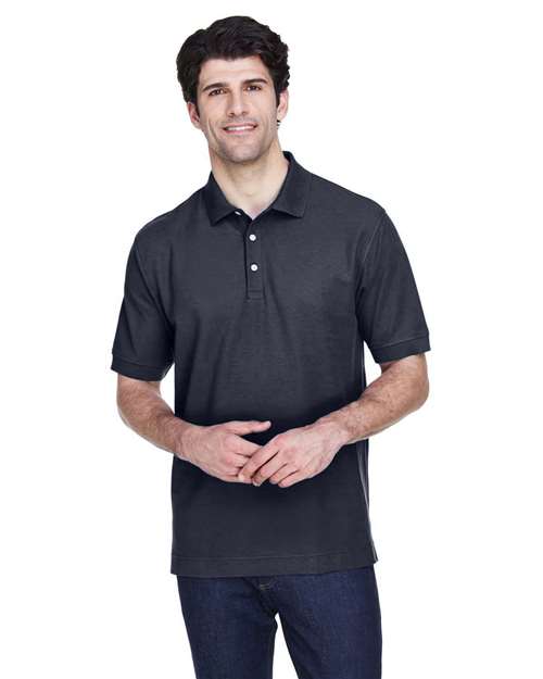 Joe's USA Men's Pima Piqué Polo
