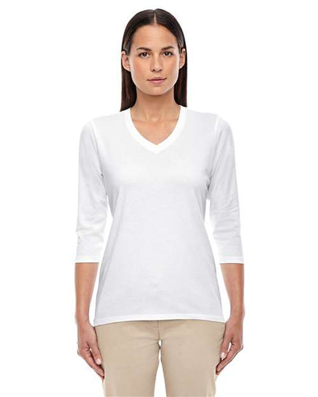 Devon & Jones Women's Perfect Fit™ Bracelet-Length V-Neck Top - Devon & Jones 13256