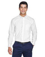 Joe's USA Men's Crown Collection® Oxford Woven Dress Shirt