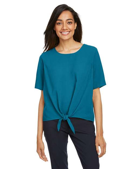 Joe's USA Women's Perfect Fit™ Tie Front Blouse