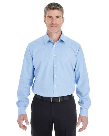 Joe's USA Men's Crown Collection® Royal Dobby Dress Shirt
