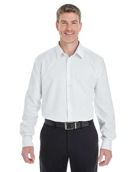 Joe's USA Men's Crown Collection® Royal Dobby Dress Shirt