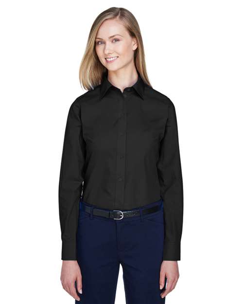 Devon & Jones Women's Crown Collection® Broadcloth Woven Dress Shirt - Devon & Jones 13316