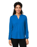 Joe's USA Women's Raleigh Half-Placket Knit Top