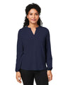 Joe's USA Women's Raleigh Half-Placket Knit Top