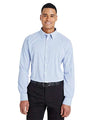Joe's USA Men's CrownLux Performance® Micro Windowpane Woven Dress Shirt