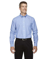 Joe's USA Men's Crown Collection® Banker Stripe Woven Dress Shirt