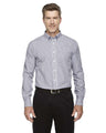 Joe's USA Men's Crown Collection® Banker Stripe Woven Dress Shirt