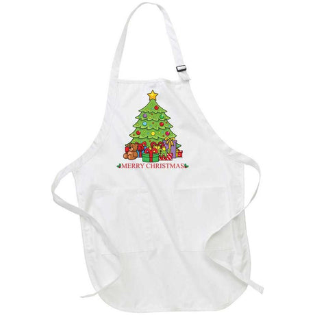 Joe's USA Merry Christmas Aprons - Christmas Tree Aprons My Store
