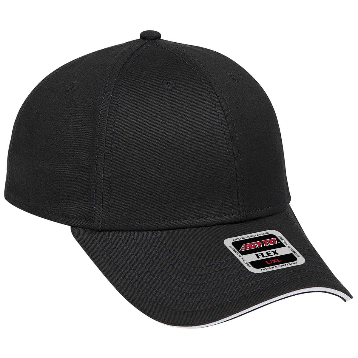 OTTO CAP® OTTO FLEX® Fitted 6 Panel Low Profile Baseball Cap OTTO 12-1163