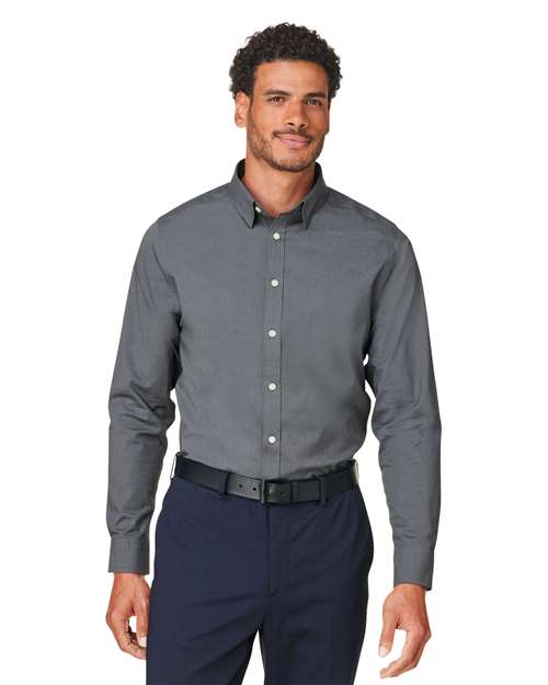 Joe's USA Men's CrownLux Performance® Spencer Poplin Dress Shirt
