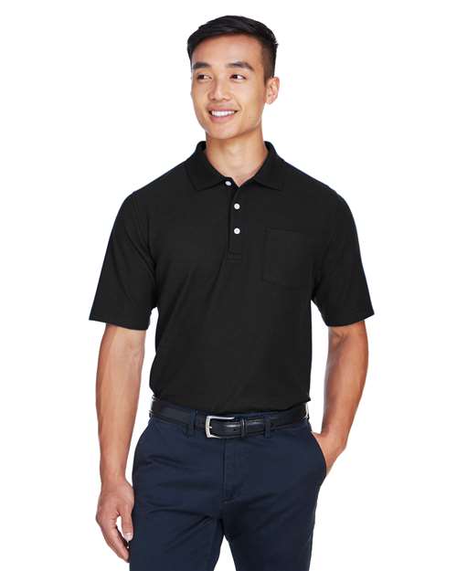 Joe's USA Men's DRYTEC20™ Performance Pocket Polo