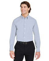 Joe's USA Men's CrownLux Performance® Microstripe Dress Shirt