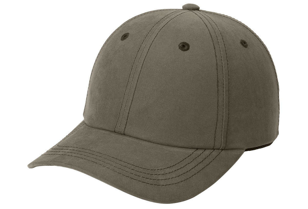 Olive baseball cap on a white background