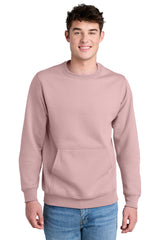 Joe's USA Core Fleece Crewneck Pocket Sweatshirt
