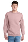Joe's USA Core Fleece Crewneck Pocket Sweatshirt