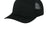 Joes USA Comfort Stretch Snapback Trucker Cap Black/ Black 3-4 View