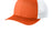 Joes USA Comfort Stretch Snapback Trucker Cap Deep Orange/ White 3-4 View