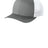 Joes USA Comfort Stretch Snapback Trucker Cap Grey Concrete/ White 3-4 View