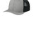 Joes USA Comfort Stretch Snapback Trucker Cap Heather Grey/ Black 3-4 View