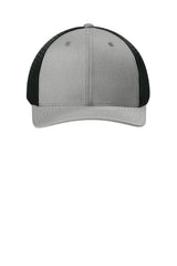 Joes USA Comfort Stretch Snapback Trucker Cap Heather Grey/ Black Front