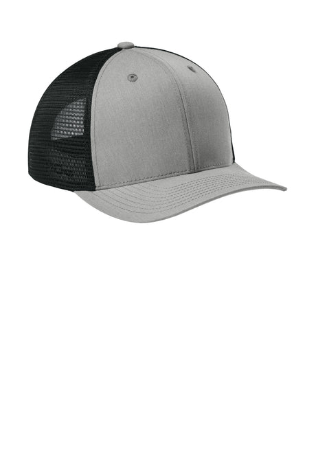 Joes USA Comfort Stretch Snapback Trucker Cap Heather Grey/ Black Side