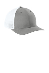 Joes USA Comfort Stretch Snapback Trucker Cap Heather Grey/ White Side
