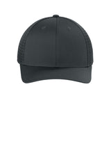 Joes USA Comfort Stretch Snapback Trucker Cap Iron Grey/ Iron Grey Front