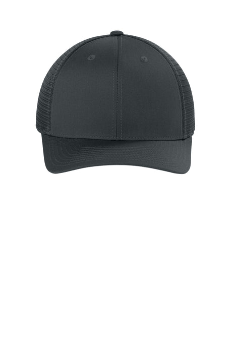 Joes USA Comfort Stretch Snapback Trucker Cap Iron Grey/ Iron Grey Front