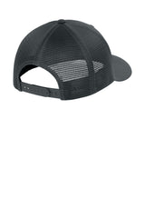 Joes USA Comfort Stretch Snapback Trucker Cap Iron Grey/ Iron Grey Mesh Back