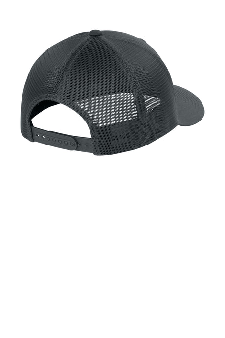Joes USA Comfort Stretch Snapback Trucker Cap Iron Grey/ Iron Grey Mesh Back