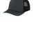 Joes USA Comfort Stretch Snapback Trucker Cap Iron Grey/ Black 3-4 View
