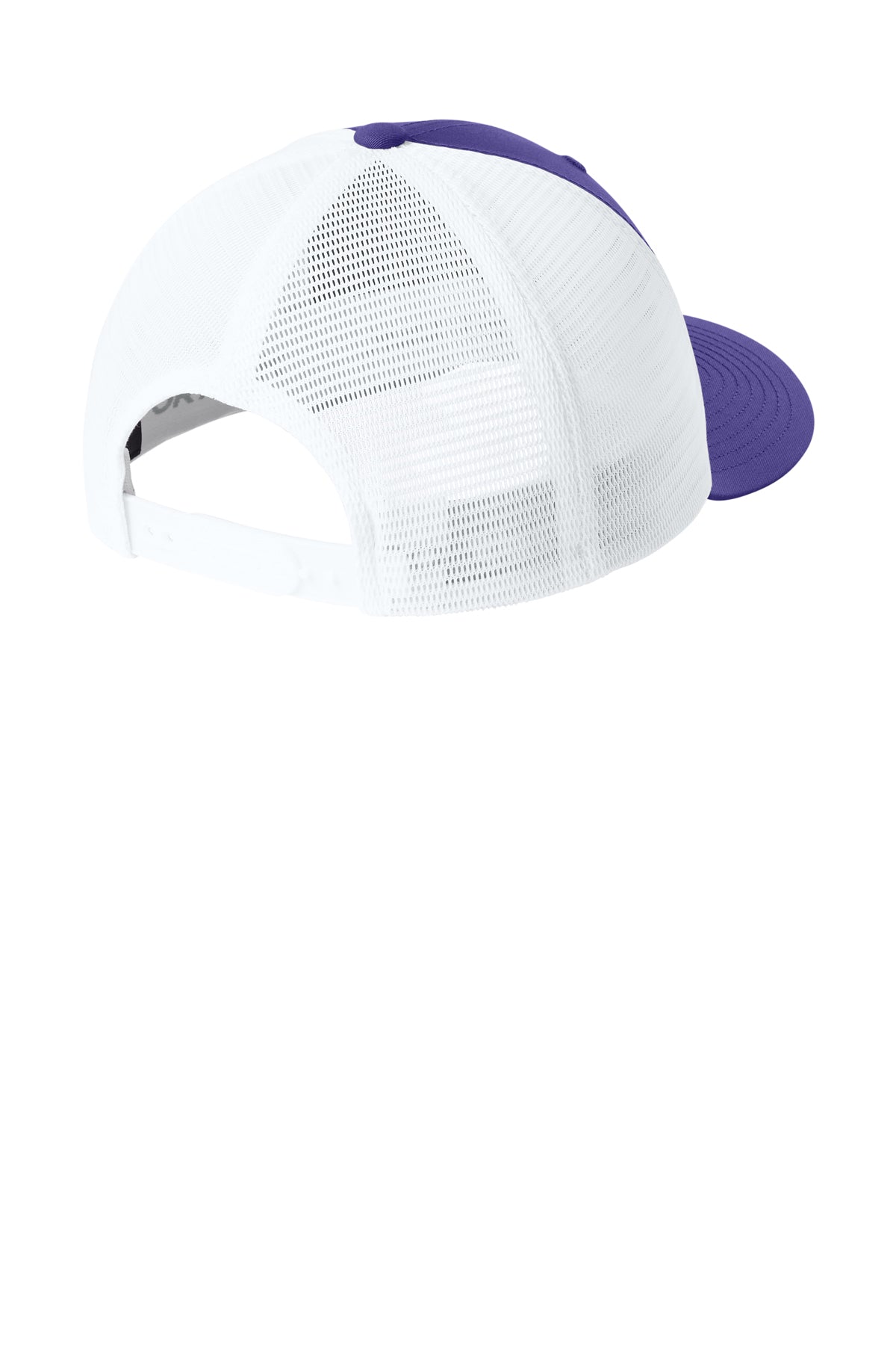 Joes USA Comfort Stretch Snapback Trucker Cap Purple/ White Mesh Back