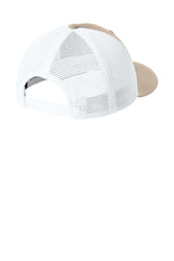 Joes USA Comfort Stretch Snapback Trucker Cap Sahara/ White Mesh Back