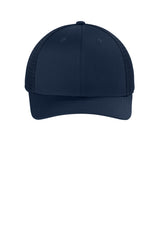 Joes USA Comfort Stretch Snapback Trucker Cap True Navy/ True Navy Front