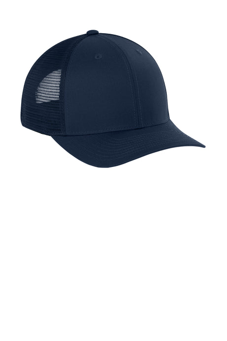 Joes USA Comfort Stretch Snapback Trucker Cap True Navy/ True Navy Side