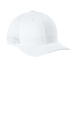 Joes USA Comfort Stretch Snapback Trucker Cap White/ White Side