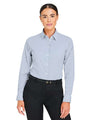 Joe's USA Women's CrownLux Performance® Microstripe Dress Shirt