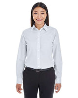 Joe's USA Women's Crown Collection® Striped Woven Dress Shirt