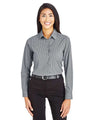 Joe's USA Women's CrownLux Performance® Tonal Mini Check Woven Dress Shirt