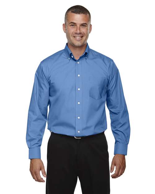 Joe's USA Men's Tall Crown Collection® Broadcloth Woven Dress Shirt